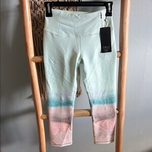 CALIA by Carrie Underwood Gradient Leggings Green and Pink